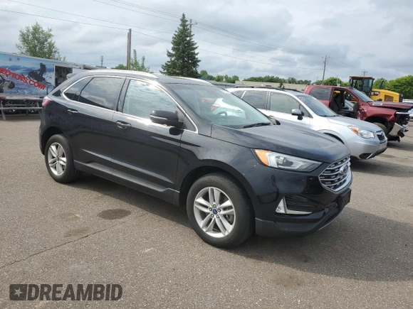 2019 Ford Edge SEL with VIN 2FMPK4J93KBC26513, listed as a Copart auction lot 59301295 with 58,364 mi miles and Salvage title. Bid and sale history available at DreamBid. Image 4.