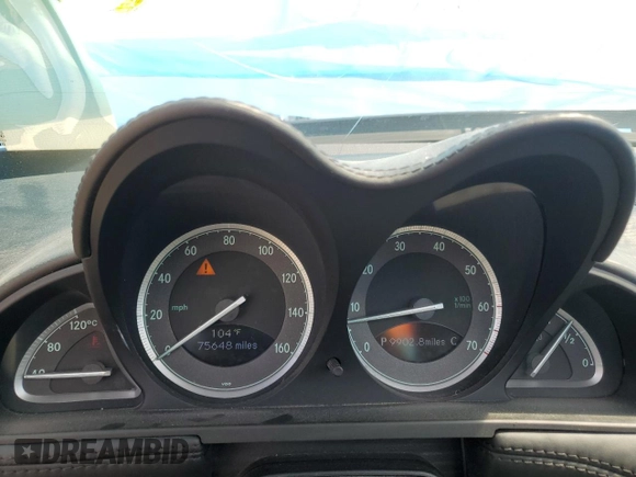 2007 Mercedes-Benz SL with VIN WDBSK77F27F117199, listed as a Copart auction lot 58724645 with 75,648 mi miles and Salvage title. Bid and sale history available at DreamBid. Image 9.