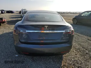 2021 Tesla Model S Long Range Plus with VIN 5YJSA1E20MF425022, listed as a Copart auction lot 46169645 with 16,786 mi miles and Salvage title. Bid and sale history available at DreamBid. Image 6.