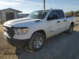 2021 Ram 1500 Tradesman z VIN 1C6RRFCG7MN697353, wystawiony jako Copart lot #59113325 z przebiegiem 107 420 mil mil oraz Czysty tytuł • Clean title. Historia ofert i sprzedaży dostępna na DreamBid. Obrazek 1.
