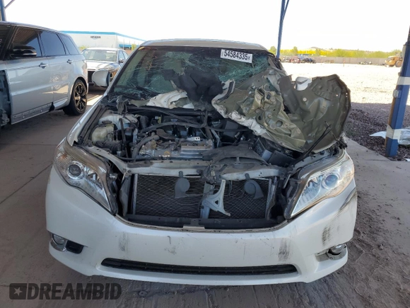 2012 Toyota Avalon with VIN 4T1BK3DBXCU457911, listed as a Copart auction lot 54584335 with 78,585 mi miles and Salvage Title. Bid and sale history available at carsss.com. Image 5.