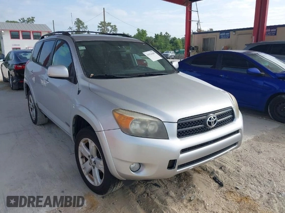 2007 Toyota RAV4 Sport with VIN JTMZD32VX76039045, listed as a IAAI auction lot 41934389 with 164,980 mi miles. Bid and sale history available at carsss.com. Image 1.