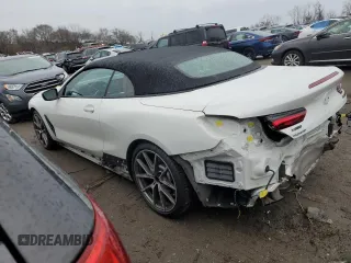 2019 BMW 8 Series M850i xDrive with VIN WBAFY4C58KBX39218, listed as a Copart auction lot 44807204 with 37,009 mi miles. Bid and sale history available at carsss.com. Image 2.