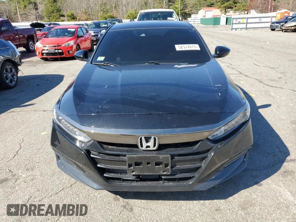 2020 Honda Accord Sport with VIN 1HGCV2F38LA018046, listed as a Copart auction lot 52572875 with 97,934 mi miles and Salvage title. Bid and sale history available at DreamBid. Image 5.