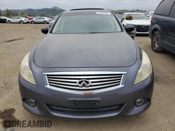 2012 Infiniti G25 Journey with VIN JN1DV6AP4CM810216, listed as a Copart auction lot 54243485 with 91,939 mi miles and Salvage Title. Bid and sale history available at carsss.com. Image 5.