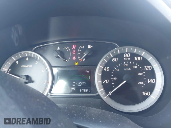 2015 Nissan Sentra SR with VIN 3N1AB7AP8FL665794, listed as a IAAI auction lot 42140522 with 57,621 mi miles and . Bid and sale history available at DreamBid. Image 7.