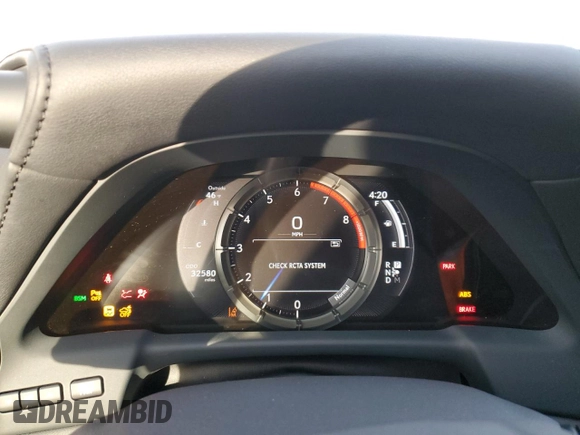 2018 Lexus LS 500 with VIN JTHC51FF8J5001660, listed as a Copart auction lot 45281255 with 32,580 mi miles and Salvage title. Bid and sale history available at DreamBid. Image 9.