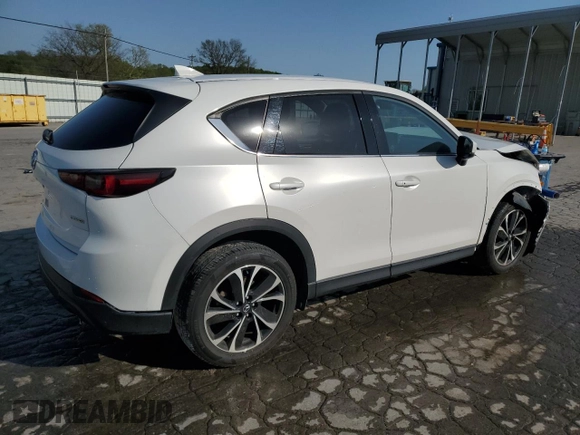 2023 Mazda CX-5 2.5 S Premium Package with VIN JM3KFBDM1P0187492, listed as a Copart auction lot 52923685 with 0 mi miles and Salvage Title. Bid and sale history available at carsss.com. Image 3.