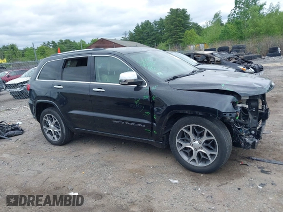 2019 Jeep Grand Cherokee High Altitude with VIN 1C4RJFCG2KC591143, listed as a IAAI auction lot 42274186 with 41,601 mi miles and . Bid and sale history available at DreamBid. Image 14.