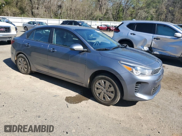 2020 Kia Rio LX with VIN 3KPA24AD4LE329500, listed as a Copart auction lot 48577625 with 72,184 mi miles and Salvage Title. Bid and sale history available at carsss.com. Image 4.