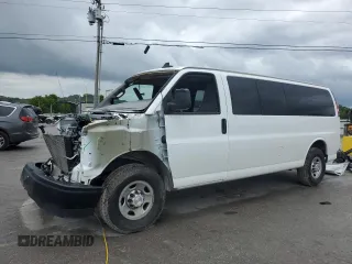 2020 Chevrolet Express Passenger LS with VIN 1GAZGNFP9L1264104, listed as a Copart auction lot 58521455 with 102,405 mi miles and Salvage title. Bid and sale history available at DreamBid. Image 1.