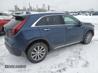 2022 Cadillac XT4 AWD Premium Luxury with VIN 1GYFZDR45NF153100, listed as a Copart auction lot 47483535 with 46,616 mi miles and Salvage Title. Bid and sale history available at carsss.com. Image 3.