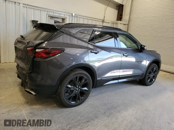 2021 Chevrolet Blazer RS with VIN 3GNKBKRS3MS515678, listed as a Copart auction lot 61195165 with 102,082 mi miles and Non repairable. Bid and sale history available at DreamBid. Image 3.