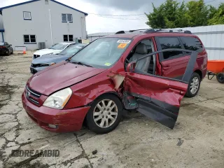 2006 Kia Sedona LX with VIN KNDMB233466051911, listed as a Copart auction lot 58540965 with Not provided miles and Salvage title. Bid and sale history available at DreamBid. Image 1.