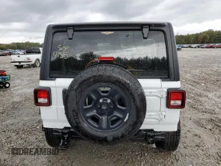 2024 Jeep Wrangler Sport S z VIN 1C4PJXAN7RW134755, wystawiony jako Copart lot #79609434 z przebiegiem 3 640 mil mil oraz Szkoda całkowita • Salvage title. Historia ofert i sprzedaży dostępna na DreamBid. Obrazek 6.