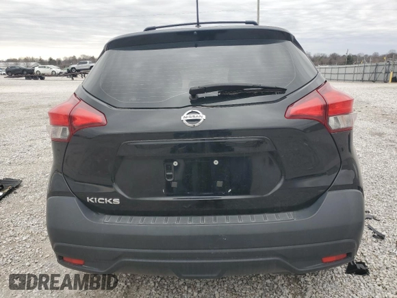 2019 Nissan Kicks SV with VIN 3N1CP5CU0KL520728, listed as a Copart auction lot 46572425 with 112,924 mi miles and Salvage Title. Bid and sale history available at carsss.com. Image 6.