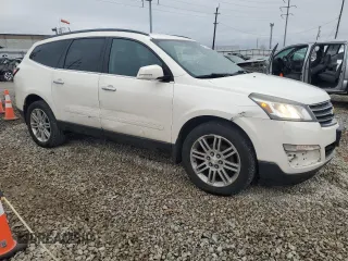 2015 Chevrolet Traverse LT with VIN 1GNKVGKD9FJ320396, listed as a Copart auction lot 47625445 with 201,747 mi miles and Salvage Title. Bid and sale history available at DreamBid. Image 4.