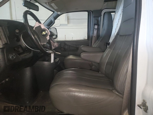 2017 Chevrolet Express Cargo Van with VIN 1GCZGHFG0H1308006, listed as a Copart auction lot 85428554 with 57,288 mi miles and Salvage Title. Bid and sale history available at carsss.com. Image 7.
