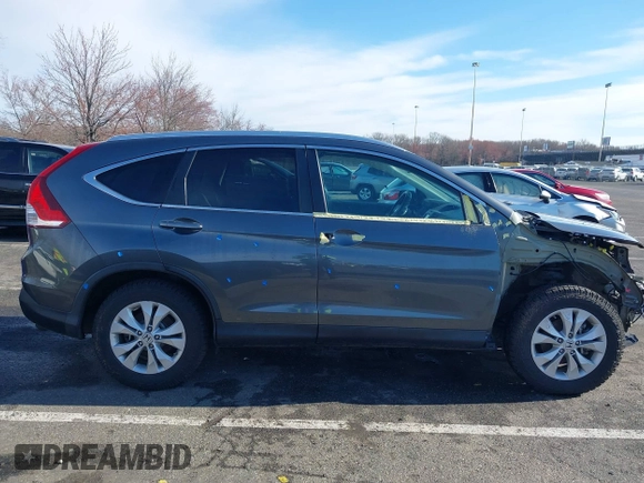 2013 Honda CR-V EX-L with VIN 2HKRM4H75DH660774, listed as a IAAI auction lot 41800719 with 166,647 mi miles. Bid and sale history available at carsss.com. Image 13.