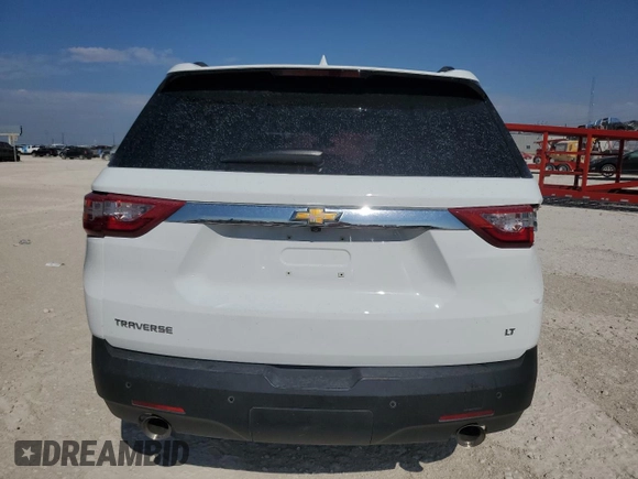 2021 Chevrolet Traverse LT Cloth with VIN 1GNERGKW0MJ123150, listed as a Copart auction lot 66660033 with 55,684 mi miles. Bid and sale history available at carsss.com. Image 6.