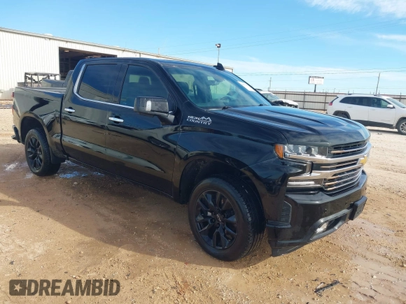 2020 Chevrolet Silverado 1500 High Country with VIN 3GCUYHEL2LG432410, listed as a IAAI auction lot 40676197 with 60,657 mi miles. Bid and sale history available at carsss.com. Image 1.