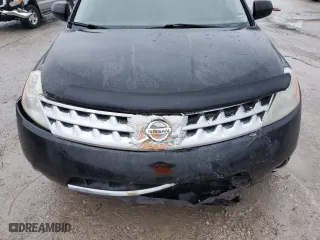 2006 Nissan Murano SL with VIN JN8AZ08W56W545849, listed as a Copart auction lot 43561595 with 0 mi miles and Salvage Title. Bid and sale history available at carsss.com. Image 13.