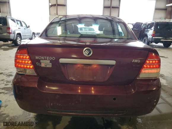 2005 Mercury Montego Premier with VIN 1MEHM43195G628820, listed as a Copart auction lot 44036295 with 80,157 mi miles and Salvage Title. Bid and sale history available at carsss.com. Image 6.