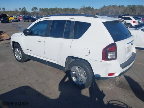 2014 Jeep Compass Sport with VIN 1C4NJCBA4ED665963, listed as a IAAI auction lot 41430633 with 177,559 mi miles. Bid and sale history available at carsss.com. Image 3.