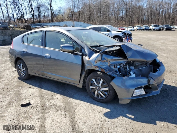 2013 Honda Insight LX with VIN JHMZE2H58DS002379, listed as a Copart auction lot 50864575 with 48,103 mi miles and Salvage Title. Bid and sale history available at carsss.com. Image 4.