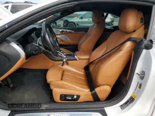 2019 BMW 8 Series M850i xDrive with VIN WBAFY4C54KBX29575, listed as a Copart auction lot 71558594 with 37,627 mi miles and Salvage Title. Bid and sale history available at carsss.com. Image 7.