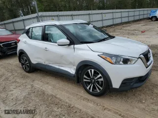 2018 Nissan Kicks SR with VIN 3N1CP5CU6JL531196, listed as a Copart auction lot 50224235 with 57,713 mi miles and Salvage Title. Bid and sale history available at carsss.com. Image 4.