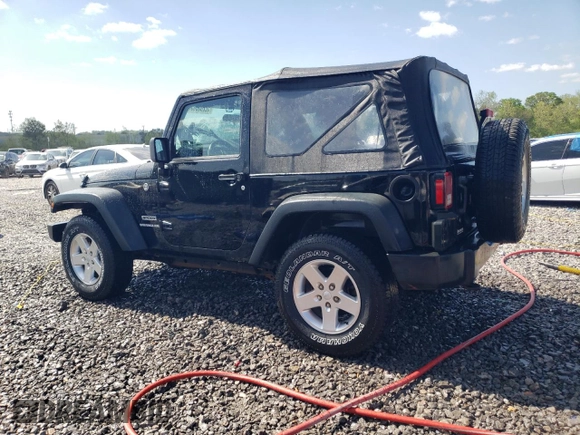 2013 Jeep Wrangler Sport with VIN 1C4AJWAG5DL694110, listed as a Copart auction lot 52200885 with 187,924 mi miles and Salvage Title. Bid and sale history available at carsss.com. Image 2.