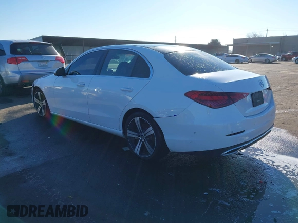 2022 Mercedes-Benz C 300 with VIN W1KAF4HB4NR034712, listed as a IAAI auction lot 41321117 with 115,848 mi miles and . Bid and sale history available at DreamBid. Image 3.