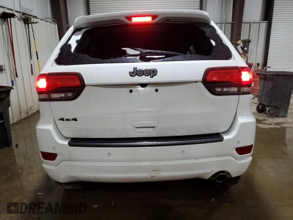 2021 Jeep Grand Cherokee 80th Anniversary z VIN 1C4RJFBG0MC525811, wystawiony jako Copart lot #55459965 z przebiegiem Nie podano mil oraz Szkoda całkowita • Salvage title. Historia ofert i sprzedaży dostępna na DreamBid. Obrazek 6.