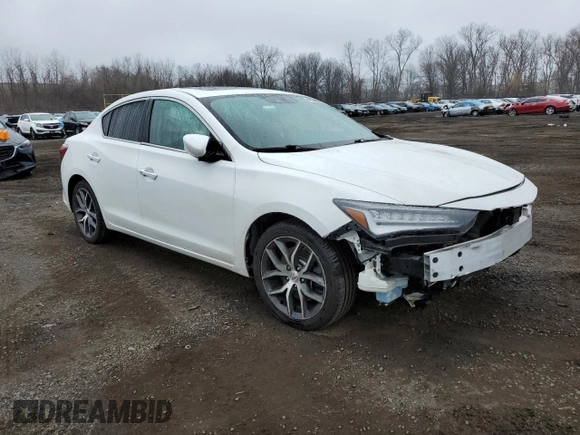 2019 Acura ILX w/Premium Pkg with VIN 19UDE2F71KA005810, listed as a Copart auction lot 49830995 with 70,892 mi miles and Salvage Title. Bid and sale history available at carsss.com. Image 4.