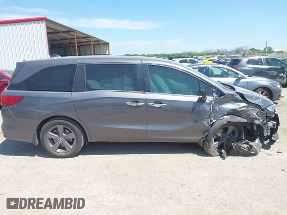 2021 Honda Odyssey EX z VIN 5FNRL6H58MB043929, wystawiony jako IAAI lot #42028687 z przebiegiem 59 668 mil mil oraz . Historia ofert i sprzedaży dostępna na DreamBid. Obrazek 13.