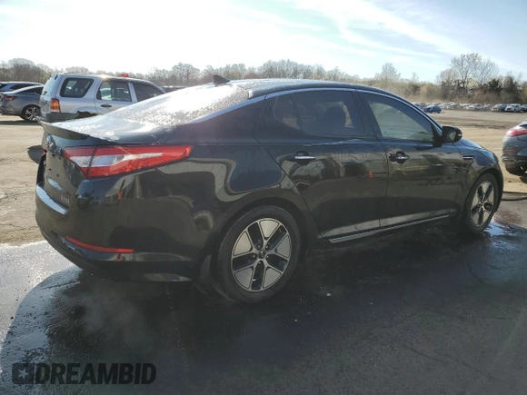 2012 Kia Optima Hybrid with VIN KNAGM4AD7C5024862, listed as a Copart auction lot 53484245 with 132,583 mi miles and Salvage Title. Bid and sale history available at carsss.com. Image 3.