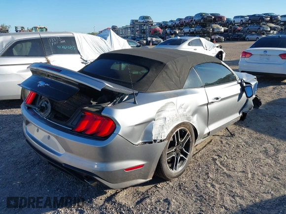 2022 Ford Mustang EcoBoost with VIN 1FATP8UH2N5103167, listed as a IAAI auction lot 41824659 with 64,210 mi miles. Bid and sale history available at carsss.com. Image 4.