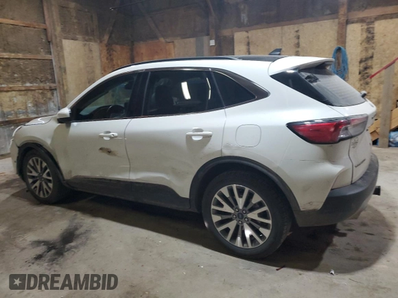 2021 Ford Escape Titanium with VIN 1FMCU9J95MUB26559, listed as a Copart auction lot 49305745 with 81,165 mi miles and Salvage title. Bid and sale history available at DreamBid. Image 2.