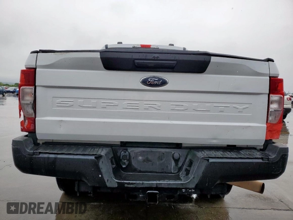 2021 Ford Super Duty F-250 SRW XL with VIN 1FT7W2B67MEC08881, listed as a Copart auction lot 51987235 with 60,528 mi miles and Salvage Title. Bid and sale history available at carsss.com. Image 6.