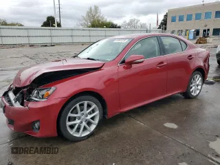 2012 Lexus IS 250 with VIN JTHCF5C21C5057870, listed as a Copart auction lot 54561375 with 102,727 mi miles and Salvage Title. Bid and sale history available at DreamBid. Image 1.