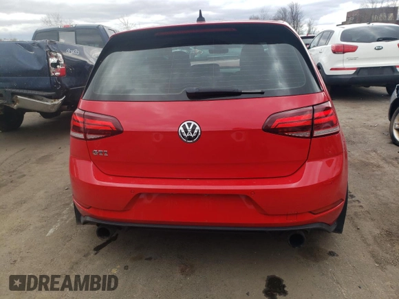 2018 Volkswagen Golf GTI S with VIN 3VW447AU3JM256838, listed as a Copart auction lot 49314044 with 56,830 mi miles. Bid and sale history available at carsss.com. Image 6.