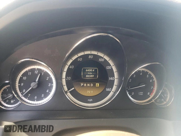 2012 Mercedes-Benz E 350 with VIN WDDKK5KF0CF139358, listed as a Copart auction lot 53381795 with 86,589 mi miles and Salvage Title. Bid and sale history available at DreamBid. Image 9.