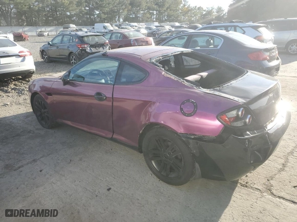 2007 Hyundai Tiburon GS with VIN KMHHM66D57U244908, listed as a Copart auction lot 75474434 with 141,725 mi miles and Salvage Title. Bid and sale history available at carsss.com. Image 2.