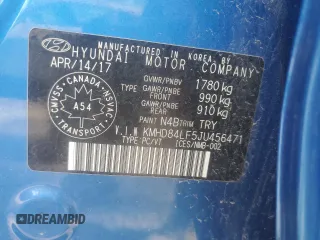 2018 Hyundai Elantra SEL z VIN KMHD84LF5JU456471, wystawiony jako Copart lot #60961095 z przebiegiem 142 231 mil mil oraz Czysty tytuł • Clean title. Historia ofert i sprzedaży dostępna na DreamBid. Obrazek 12.
