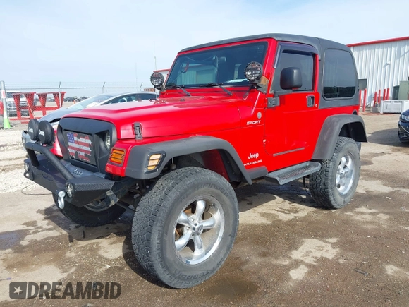 2004 Jeep Wrangler Sport with VIN 1J4FA49S54P744171, listed as a IAAI auction lot 41974657 with 173,230 mi miles. Bid and sale history available at carsss.com. Image 17.