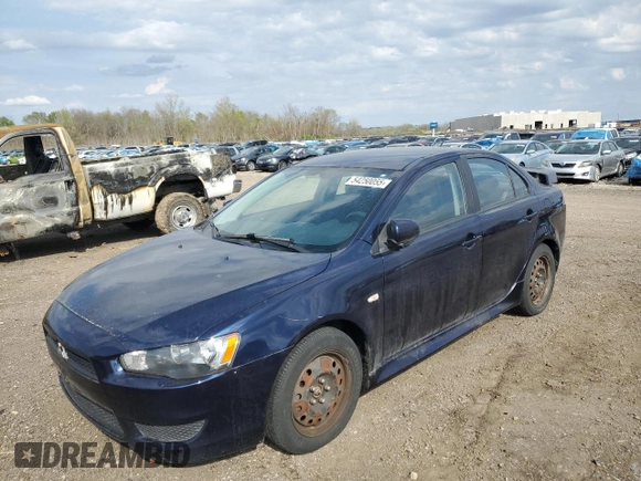 2014 Mitsubishi Lancer SE with VIN JA32V2FW7EU008838, listed as a Copart auction lot 54250055 with 173,592 mi miles and Clean Title. Bid and sale history available at carsss.com. Image 1.