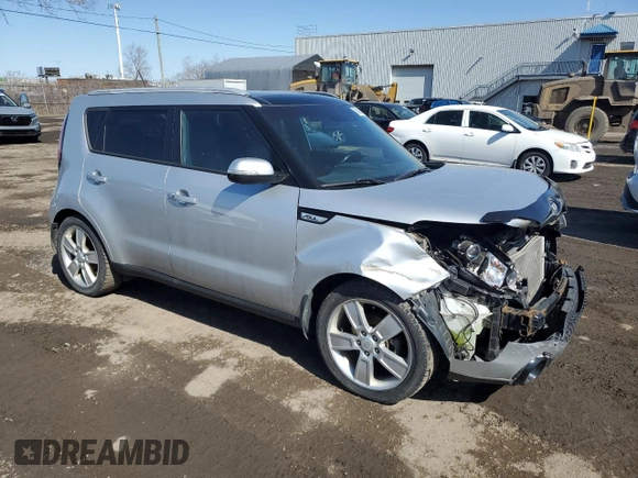 2014 Kia Soul + with VIN KNDJX3A58E7713335, listed as a Copart auction lot 50680315 with 151,094 mi miles and Salvage Title. Bid and sale history available at DreamBid. Image 4.