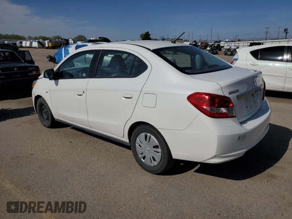 2019 Mitsubishi Mirage ES z VIN ML32F3FJ0KHF16278, wystawiony jako Copart lot #52785655 z przebiegiem 57 873 mil mil oraz Szkoda całkowita • Salvage title. Historia ofert i sprzedaży dostępna na DreamBid. Obrazek 2.