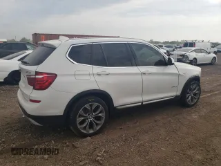 2016 BMW X3 xDrive28i with VIN 5UXWX9C55G0D80790, listed as a Copart auction lot 84271204 with 174,948 mi miles and Salvage Title. Bid and sale history available at carsss.com. Image 3.